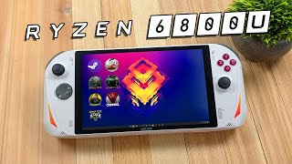 This New Ryzen 6800U HandHeld Runs It All So Fast AOKZOE A1 HandsOn First Look [upl. by Irrab]