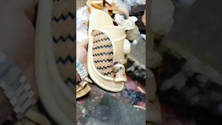 Special Arabian Leather Slipper😍💯 youtubeshorts shortvideo leather shoes uniquebrand fashion [upl. by Hake409]