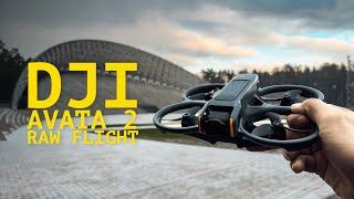 DJI Avata 2 RAW Flight  Get Close [upl. by Aisatnaf480]