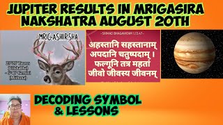 Mrigasira Nakshatra Jupiter Transit Analysis Of Symbol Lessons বৃহস্পতির মৃগশিরা নক্ষত্রে সঞ্চার। [upl. by Linden]