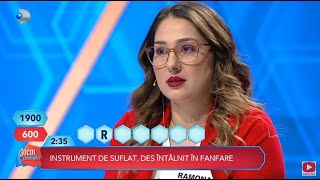 Jocul cuvintelor cu Dan Negru  Ultimul cuvant a plasato pe Ramona pe primul loc [upl. by Lyreb]