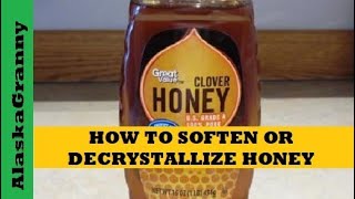 How To Decrystallize Honey Make Honey Like New Again [upl. by Netsoj]