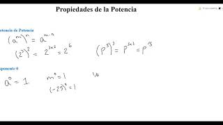 Potencia y Radicación S2 [upl. by Pauletta395]