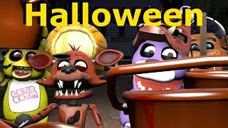 Baby Foxy Halloween Trick or Treat  FNAF SFM Animation [upl. by Aiksas]