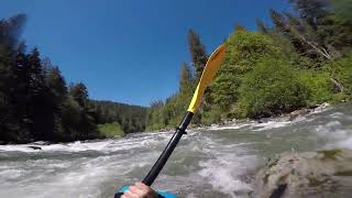 Sauk River Whitewater  Packrafting WA  15005000cfs  Class III [upl. by Iveson]