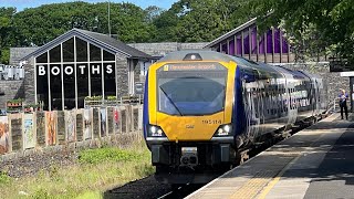 The Lakes Line  Oxenholme to Windermere Station’s 25th May 2023 [upl. by Binni]