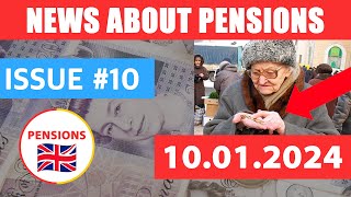 10 UK PENSION NEWS 09 01 2024 Pensions Payments Benefits Allowances [upl. by Eronaele29]