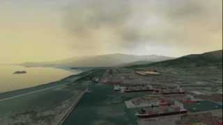 XPlane  Landing LIMJ Genova Sestri [upl. by Anson]