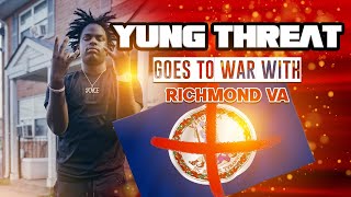 37th Street Rapper Yung Threat 🤬 They Want Smoke With Him amp The YouTuber AntGlizzy In Richmond VA [upl. by Araed]