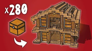 Minecraft Build a Storage House Tutorial Step by Step [upl. by Ahsenhoj815]