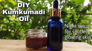 How To Make Kumkumadi Tailam At Home  Ayurvedic facial oil for pigmentation wrinkles antiaging [upl. by Aehtorod]