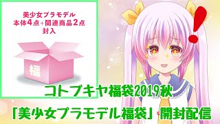 コトブキヤ 美少女プラモデル福袋2019秋 開封配信 [upl. by Desai]