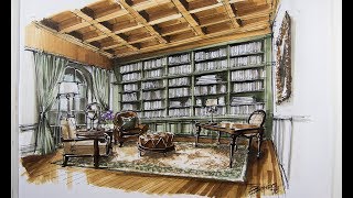 interior design sketchinglibrary [upl. by Leighland82]