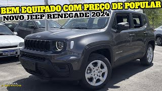 NOVO JEEP RENEGADE T270 2024  A VERSÃƒO DE ENTRADA E BEM EQUIPADA SERÃ O MELHORÂ DAÂ CATEGORIA [upl. by Eatnoled889]