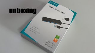 Acasis USB 30 Mini HUB Unboxing [upl. by Yelkao]