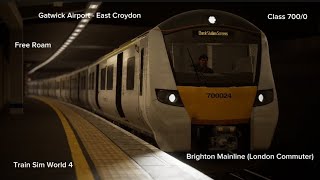 Gatwick Airport  East Croydon TSW4 [upl. by Kozloski397]