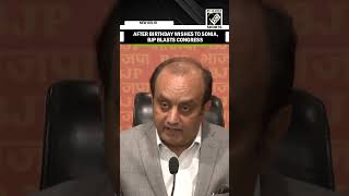 After birthday wishes to Sonia Gandhi BJP’s Sudhanshu Trivedi blasts Congress on George Soros issue [upl. by Temirf8]