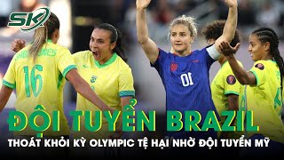 Đội Tuyển Nữ Mỹ Cứu Brazil Khỏi Kỳ Olympic Thất Bại Toàn Diện  Olympic Paris 2024  SKĐS [upl. by Ihskaneem]