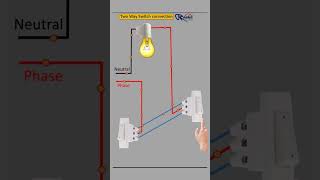 Two Way Switch connection shortsvideo shorts [upl. by Salomi]