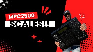 MPC2500MPC1000  MIDI SYNC  SCALE Template [upl. by Lowrie]