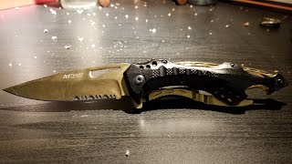 MTech USA Knife Review MT A705 [upl. by Mauralia206]