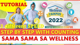 Sama Sama sa Wellness Dance 2022 STEP BY STEP TUTORIAL WITH COUNTING [upl. by Abbotson775]