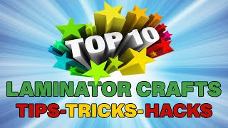 💥10 BEST EVER LAMINATOR CRAFTS💥 HAPPY NEW YEAR [upl. by Betteann119]