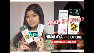 Himalaya VS Biotique Fairness CreamBest Fairness Cream In IndiaParnas Beauty World [upl. by Nomi644]