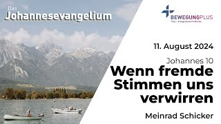 Wenn fremde Stimmen uns verwirren  Gottesdienst vom 11 August 2024 mit Meinrad Schicker [upl. by Hahnert]