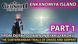 Genshin Impact  How To Complete Quest Part 1 The Subterranean Trials Of Drake And Serpent Guide [upl. by Washington]