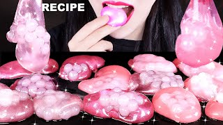 ASMR HOW TO MAKE 💕POPPING BOBA OOHO 팝핑보바 오호 만들기 EDIBLE WATER BLOBS GIANT WATER BOTTLE 먹는물병 만들기 먹방 [upl. by Alletse322]