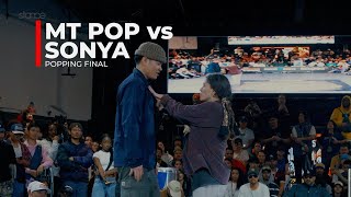 Mt Pop vs Sonya  Popping Final  Freestyle Session 2023  stance [upl. by Acisey]