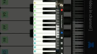 AADAT  Juda Hoke Bhi  Atif Aslam  PIANO  cover notes tutorial song trending shorts [upl. by Adnahsat9]