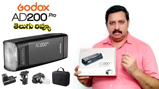 Godox AD200 Pro Telugu Review [upl. by Yearwood365]