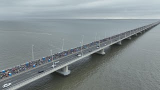 Atletismo Meia Maratona Lisboa Ponte Vasco da Gama  06102024 [upl. by Nnalyrehc]