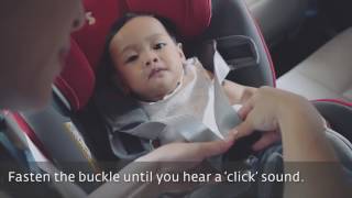 Snapkis SafeFix 07 Car Seat Rearfacing Installation [upl. by Elodea]