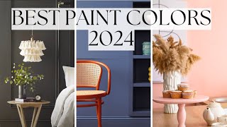 Top Paint Colors 2024 Paint Color Trends and Ideas [upl. by Marou]