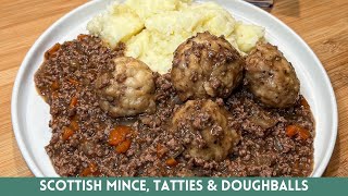 MINCE amp TATTIES WITH DOUGHBALLS TRADITIONAL SCOTTISH RECIPE FOR MINCE amp POTATOES WITH DUMPLINGS [upl. by Freud532]