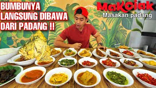 MUKBANG DI RUMAH MAKAN PADANG YANG RASANYA KAYA DI PADANG ASLI [upl. by Richardo]