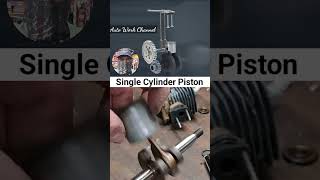 Single Cylinder Piston Working mecanical automobile engineering gear piston [upl. by Ballinger346]