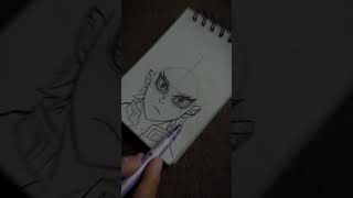 Drawing Sanemi shinzugawa from Demon slayer❤💥art anime animememes sketch demonslayer [upl. by Leugim]