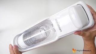 Sodastream Jet gasatore dacqua  Video recensione di Convenienzacom [upl. by Vez]