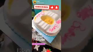 Toilet Seat Cake  Toilet Seat Birthday Cake amazing cake decoratcake decorating idea Cake art [upl. by Latoya]