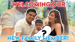 WELCOMING OUR NEW FAMILY MEMBER  Love Angeline Quinto [upl. by Assenna]