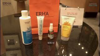 Treatment Experience ERHA Ultimate Hair Care with Rama Aditya [upl. by Meerak]