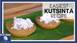 KUTSINTA RECIPE  EASIEST RECIPE  HOW TO MAKE KUTSINTA  FILIPINO DELICACY  BLUE ONION KITCHEN [upl. by Ainuj]