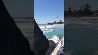 Kitesurf breakwall view [upl. by Yetnruoc]