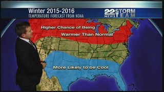 NOAA predicts a warmer wetter winter for WMass [upl. by Fesuoy930]