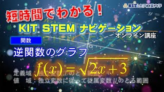 【関数】逆関数のグラフ fx√2x3 [upl. by Koralle]