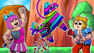 Roblox ITS RAINING CANDY IN PINATA SIMULATOR [upl. by Mehetabel125]